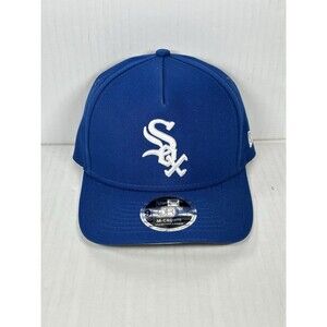 New Era 9FORTY Chicago White Sox M-Crown Adjustable A-Frame Blue Hat Cap NWT